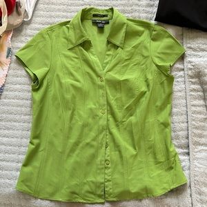 Style & Co Green button down shirt